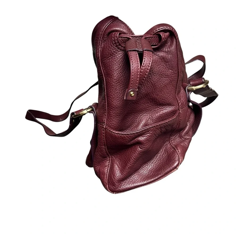 Michael Kors Merlot Pebbled Leather Shoulder Bag